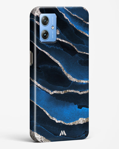 Shimmering Sands Blue Marble Hard Case Phone Cover (Motorola)