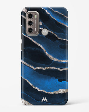 Shimmering Sands Blue Marble Hard Case Phone Cover (Motorola)