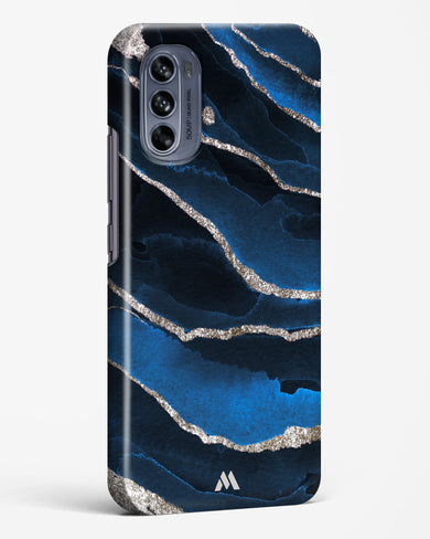 Shimmering Sands Blue Marble Hard Case Phone Cover (Motorola)