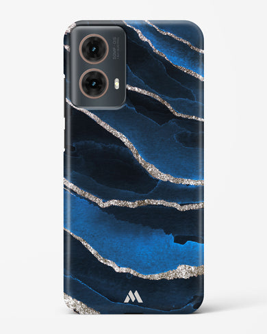 Shimmering Sands Blue Marble Hard Case Phone Cover (Motorola)