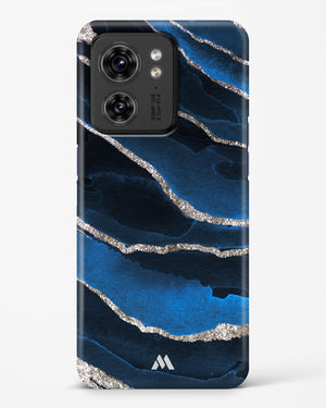 Shimmering Sands Blue Marble Hard Case Phone Cover (Motorola)