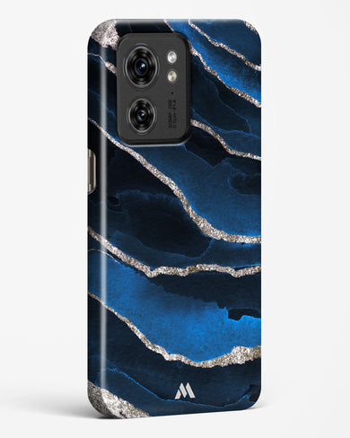 Shimmering Sands Blue Marble Hard Case Phone Cover (Motorola)