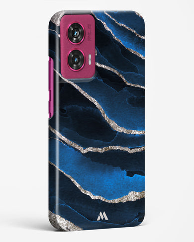 Shimmering Sands Blue Marble Hard Case Phone Cover (Motorola)