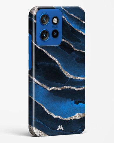 Shimmering Sands Blue Marble Hard Case Phone Cover (Motorola)