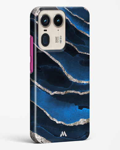Shimmering Sands Blue Marble Hard Case Phone Cover (Motorola)