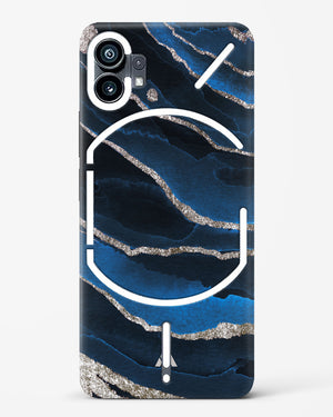 Shimmering Sands Blue Marble Hard Case Nothing Phone 1