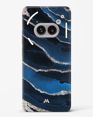 Shimmering Sands Blue Marble Hard Case Phone Cover (Nothing)