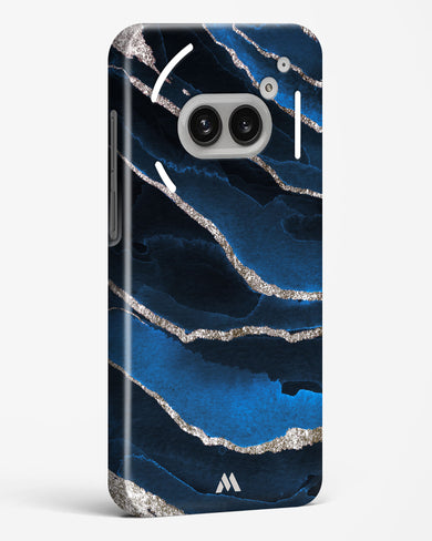 Shimmering Sands Blue Marble Hard Case Phone Cover (Nothing)