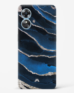 Shimmering Sands Blue Marble Hard Case Phone Cover-(Oppo)