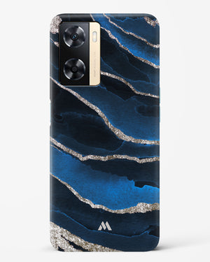 Shimmering Sands Blue Marble Hard Case Phone Cover-(Oppo)