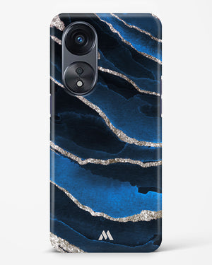 Shimmering Sands Blue Marble Hard Case Phone Cover-(Oppo)