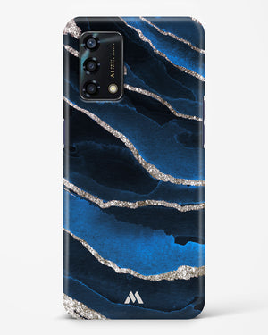 Shimmering Sands Blue Marble Hard Case Phone Cover-(Oppo)