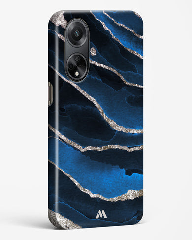 Shimmering Sands Blue Marble Hard Case Phone Cover-(Oppo)