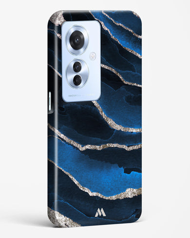 Shimmering Sands Blue Marble Hard Case Phone Cover (Oppo)