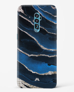 Shimmering Sands Blue Marble Hard Case Phone Cover-(Oppo)