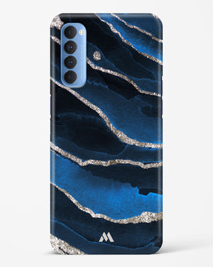 Shimmering Sands Blue Marble Hard Case Phone Cover-(Oppo)