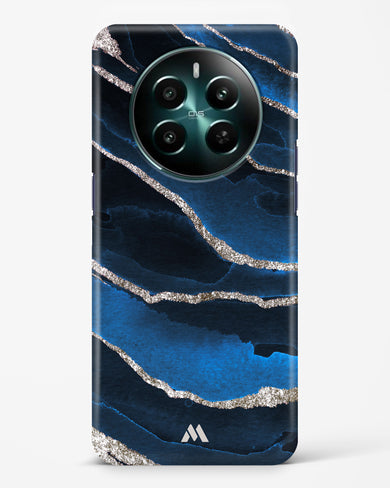 Shimmering Sands Blue Marble Hard Case Phone Cover (Realme)