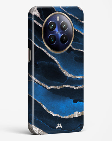 Shimmering Sands Blue Marble Hard Case Phone Cover (Realme)