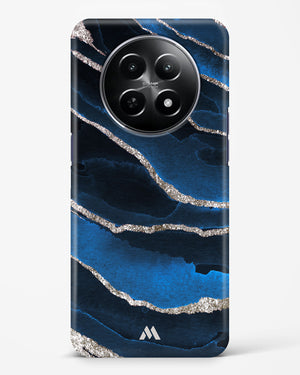 Shimmering Sands Blue Marble Hard Case Phone Cover (Realme)