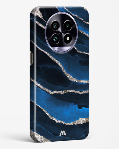 Shimmering Sands Blue Marble Hard Case Phone Cover (Realme)