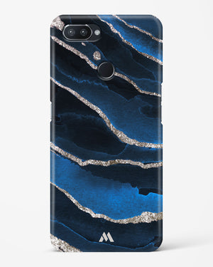 Shimmering Sands Blue Marble Hard Case Phone Cover (Realme)