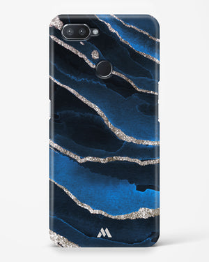 Shimmering Sands Blue Marble Hard Case Phone Cover-(Realme)