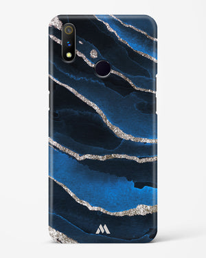 Shimmering Sands Blue Marble Hard Case Phone Cover (Realme)