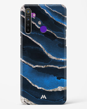 Shimmering Sands Blue Marble Hard Case Phone Cover-(Realme)