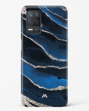 Shimmering Sands Blue Marble Hard Case Phone Cover (Realme)