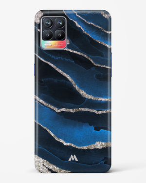 Shimmering Sands Blue Marble Hard Case Phone Cover (Realme)