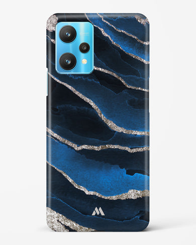 Shimmering Sands Blue Marble Hard Case Phone Cover (Realme)