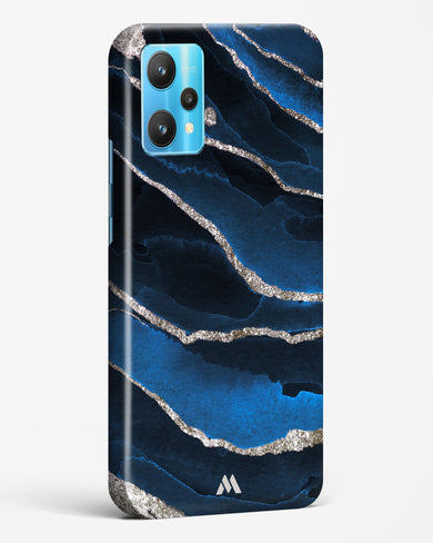 Shimmering Sands Blue Marble Hard Case Phone Cover (Realme)