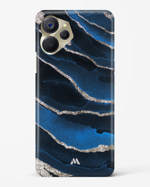 Shimmering Sands Blue Marble Hard Case Phone Cover-(Realme)