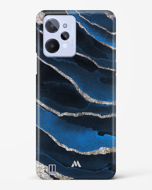 Shimmering Sands Blue Marble Hard Case Phone Cover (Realme)