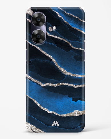 Shimmering Sands Blue Marble Hard Case Phone Cover (Realme)