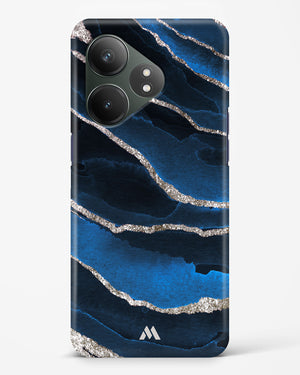 Shimmering Sands Blue Marble Hard Case Phone Cover (Realme)