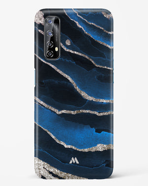 Shimmering Sands Blue Marble Hard Case Phone Cover (Realme)