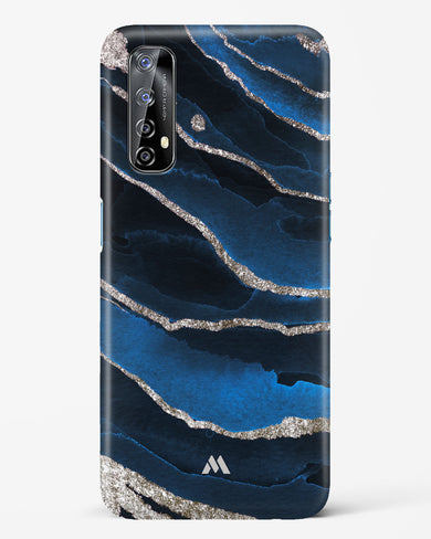 Shimmering Sands Blue Marble Hard Case Phone Cover-(Realme)