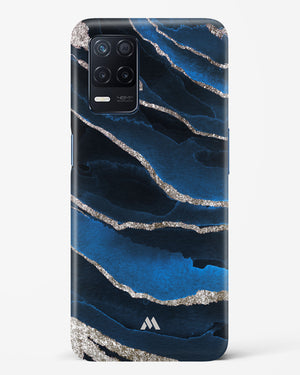 Shimmering Sands Blue Marble Hard Case Phone Cover (Realme)