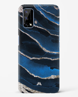 Shimmering Sands Blue Marble Hard Case Phone Cover (Realme)