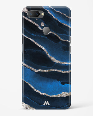 Shimmering Sands Blue Marble Hard Case Phone Cover (Realme)