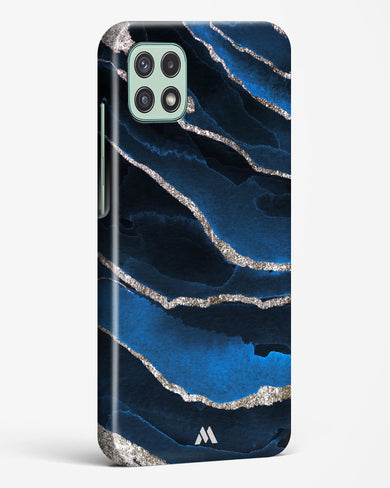 Shimmering Sands Blue Marble Hard Case Phone Cover-(Samsung)