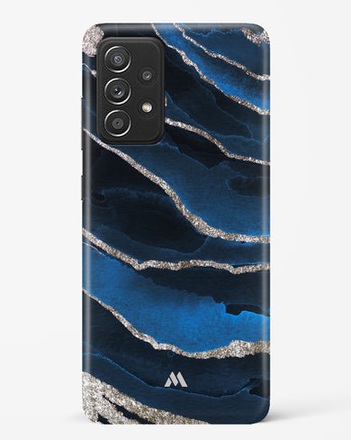 Shimmering Sands Blue Marble Hard Case Phone Cover-(Samsung)