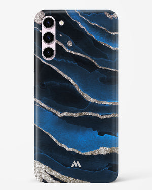 Shimmering Sands Blue Marble Hard Case Phone Cover-(Samsung)