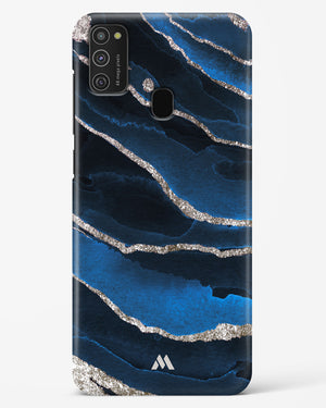 Shimmering Sands Blue Marble Hard Case Phone Cover-(Samsung)