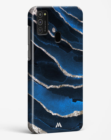 Shimmering Sands Blue Marble Hard Case Phone Cover (Samsung)