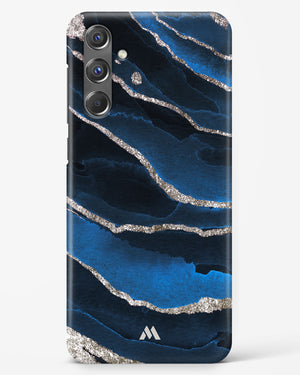 Shimmering Sands Blue Marble Hard Case Phone Cover-(Samsung)