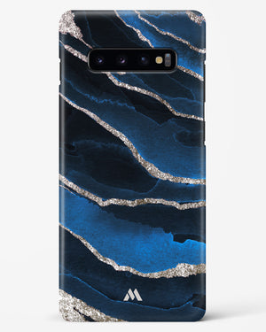 Shimmering Sands Blue Marble Hard Case Phone Cover-(Samsung)