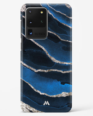 Shimmering Sands Blue Marble Hard Case Phone Cover (Samsung)