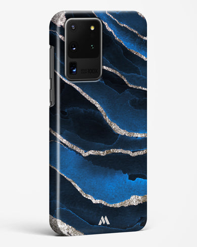 Shimmering Sands Blue Marble Hard Case Phone Cover (Samsung)